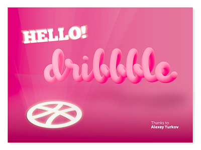 Hello dribbble!