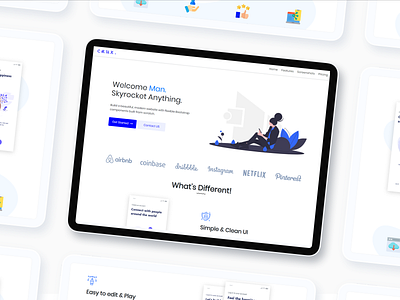 Crux-Mobile App Landing Page Template