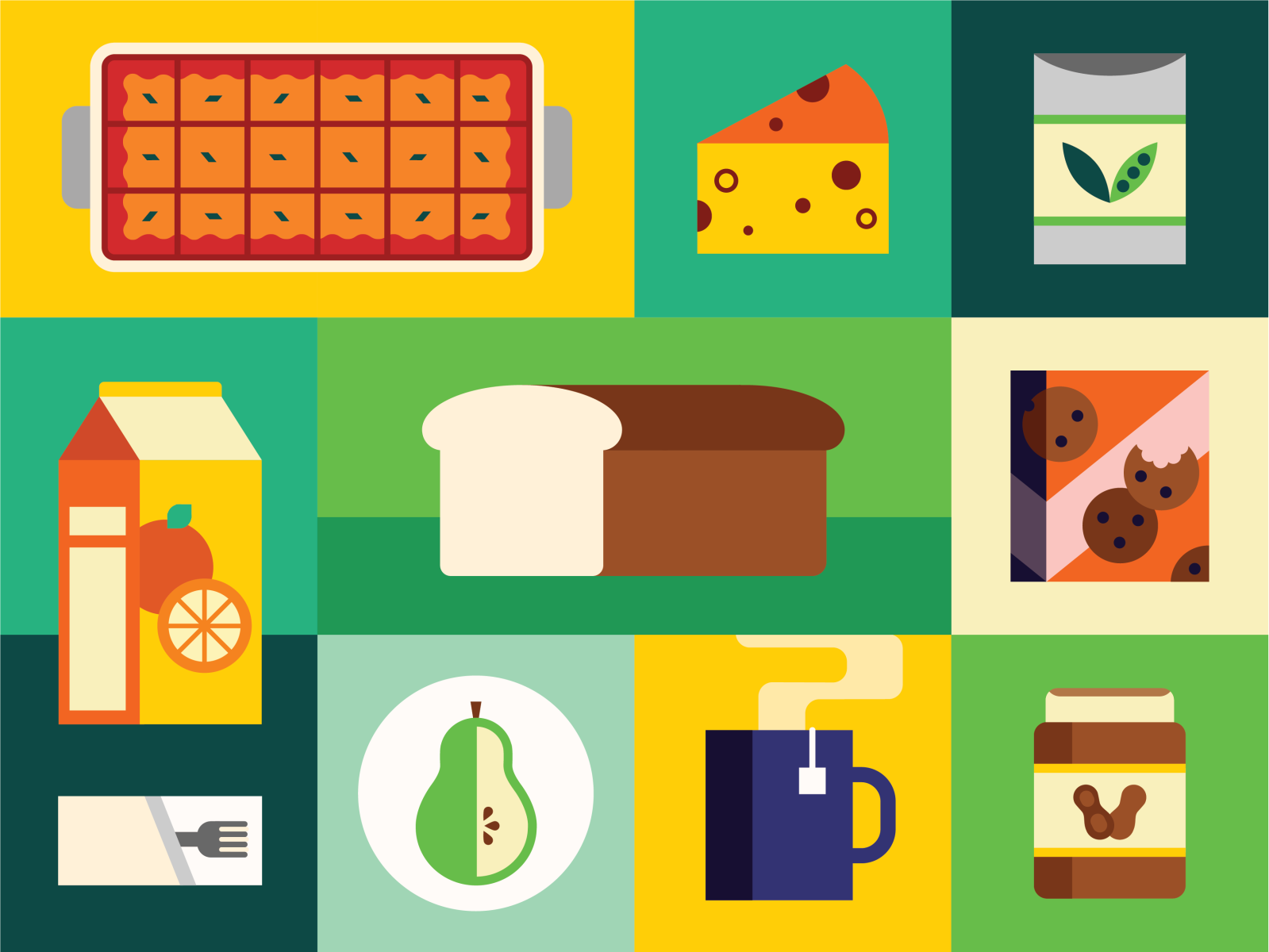 Food Pantry Illustration By Nathalie Mcclune On Dribbble