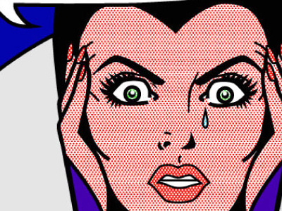 Disney Villain - A Roy Lichtenstein & Jack Kirby Crossover