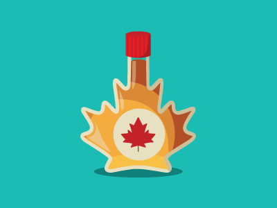 Canada Rebound! icon maple syrup vector