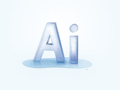 Ice Ai logo illustration