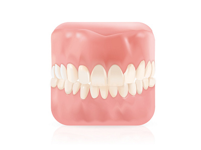 dentures icon icon illustration vector