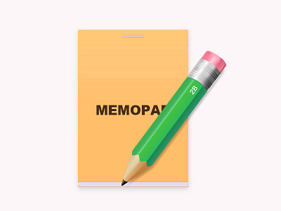 Pencil icon icon illustration stationary