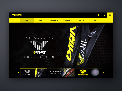 VOLKL Tennis - Brand site brand soprts web web desgin webdesign