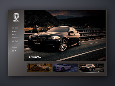 CLUB LINEA - Brand site automobile brand web web deisgn webdeisgn wheelie