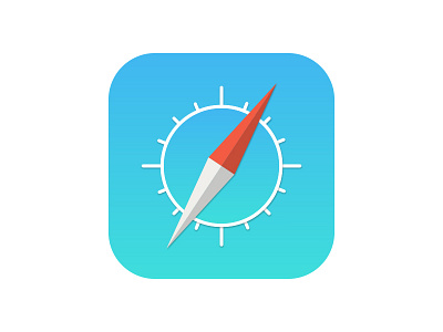 iOS 7 Safari Icon icon ios7 safari yuck
