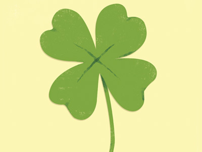 Happy St. Patty's Day clover green illustration irish st patricks day