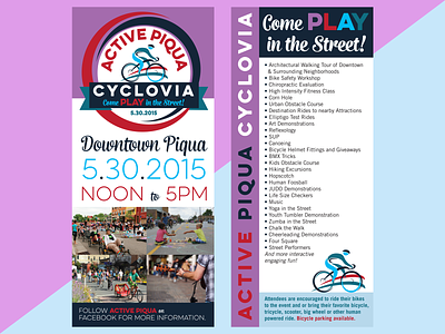 Bicycle Event Logo & Rack Card