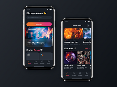 Tempo App. Events near you