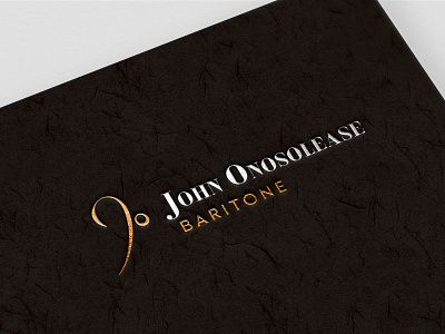 John Onosolease branding graphic design logo typography