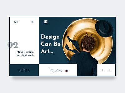 Design Can Be Art : Header Exploration