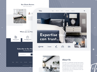 Tiles Homepage Exploration color dribbbble dribbble best shot homepage landing page landingpagedesign minimal minimalist product psd design psd template shopify template tiles typography ui ux design uiux designer web design webpagedesign website design