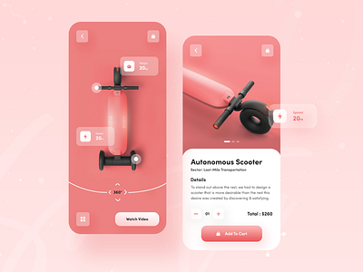 Electric Scooter : Product Page