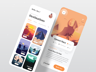 Travel App UI Exploration by Mahmudur Rahman for Orizon: UI/UX Design ...