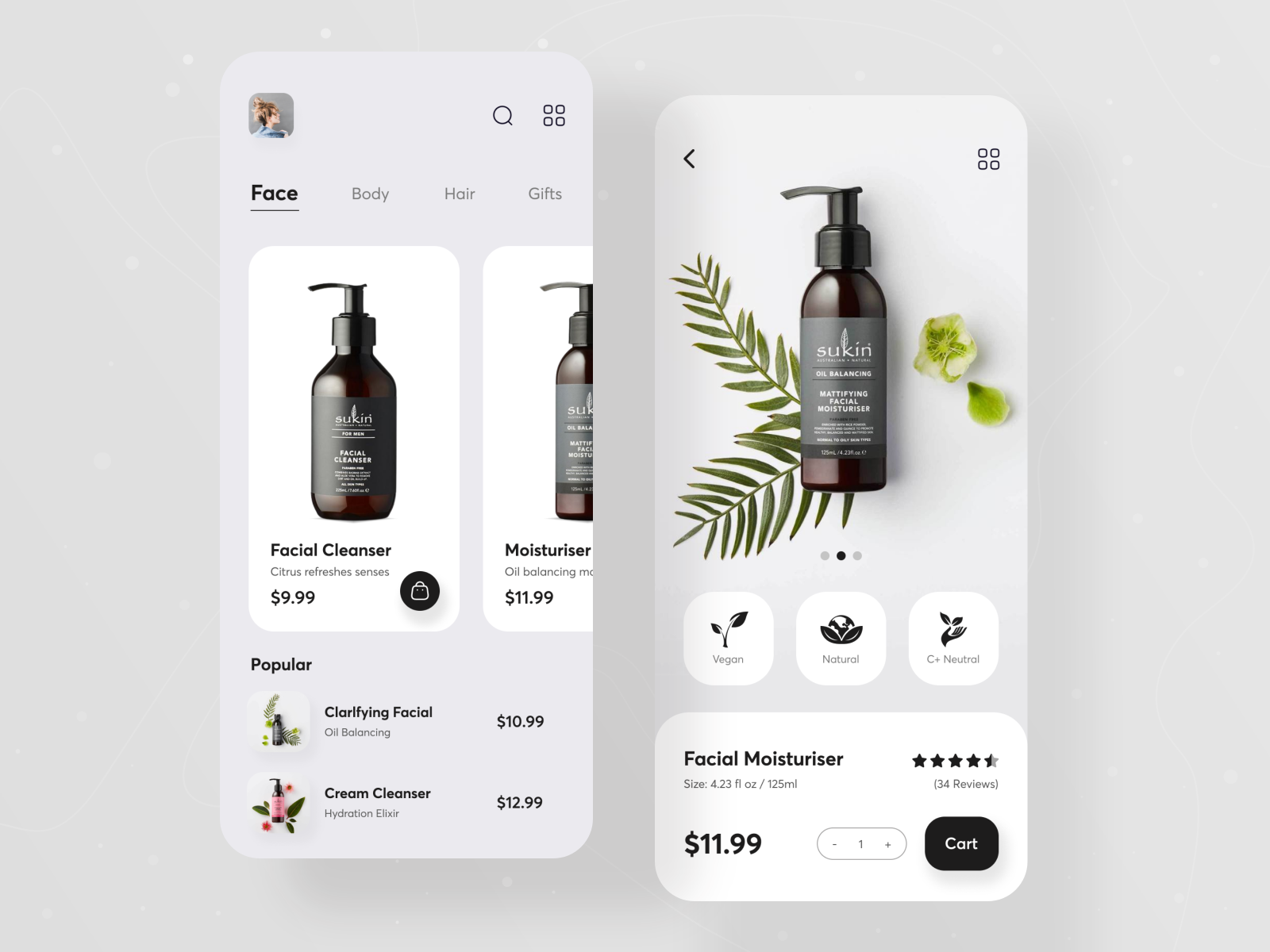 Beauty Product Shop App by Mahmudur Rahman for Orizon: UI/UX Design ...