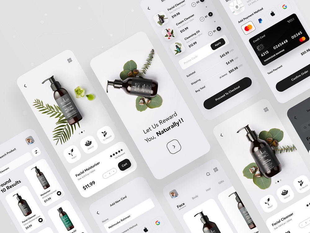 Beauty Product Shop App by Mahmudur Rahman for Orizon: UI/UX Design ...