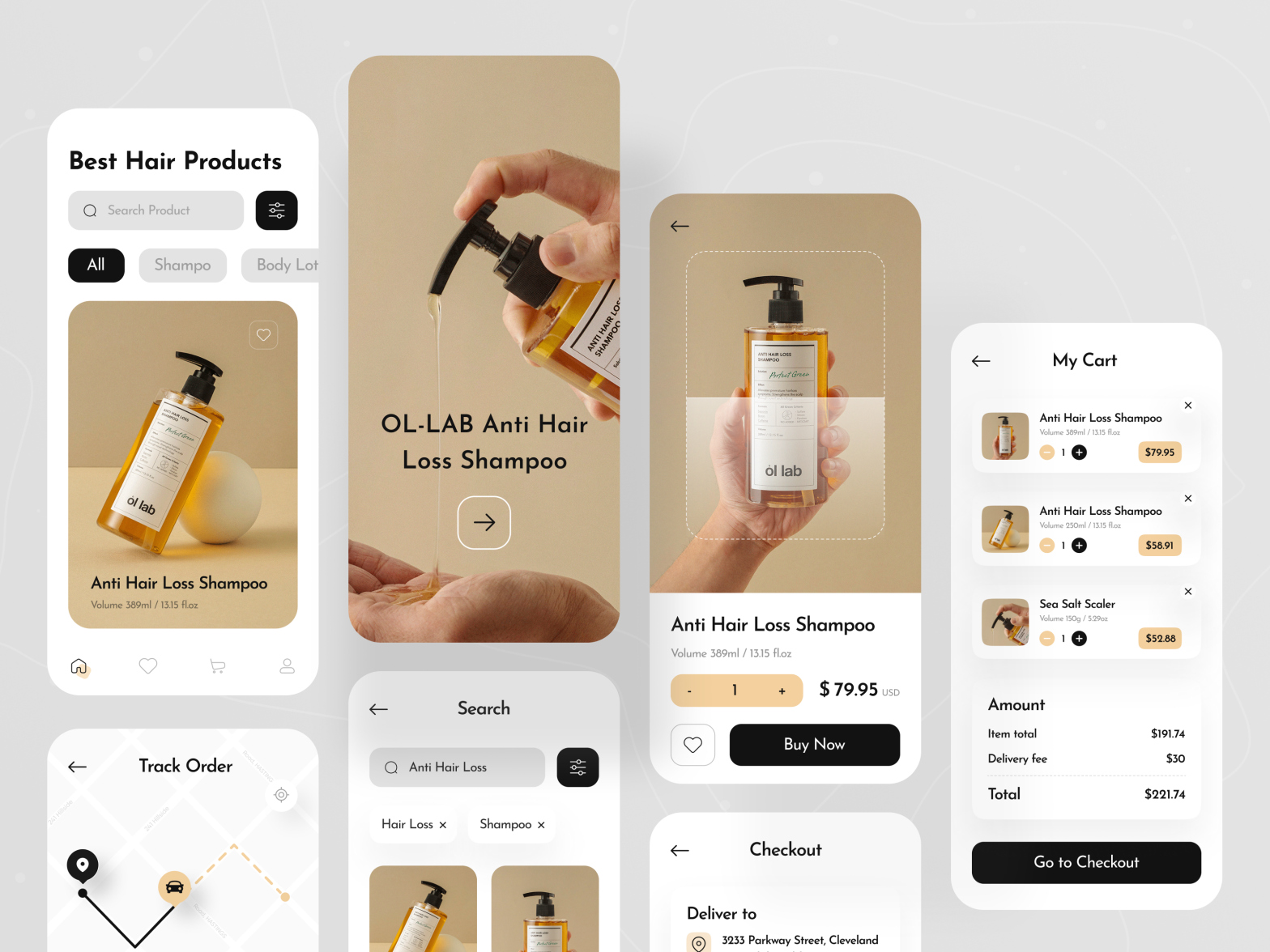Natural Shampoo Store App by Mahmudur Rahman for Orizon UI/UX Design