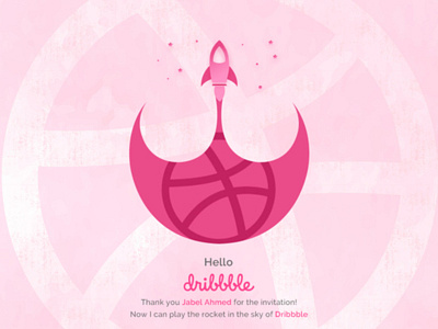 Hello Dribbble! dribbbble firstshot hello dribble illustration invites psd design ui ux design uiux designer