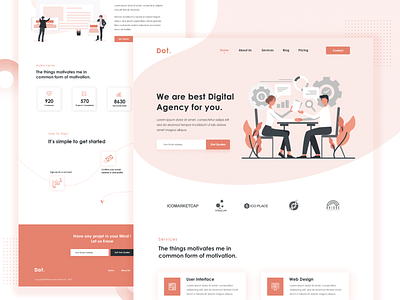 Digital Agency Landing Page