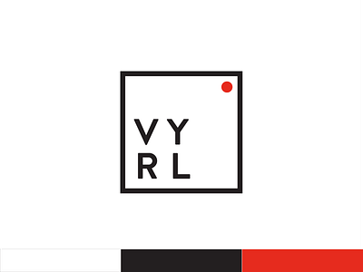 VYRL Icon branding design icon logo minimal typography