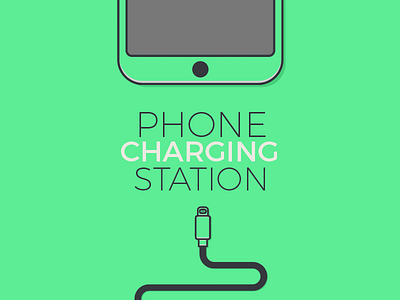 Need more juice?... No problem. cable charging phone station