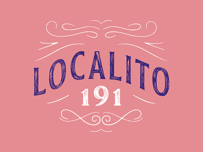 Localito 191 Final Logo branding logo restaurant signpainter