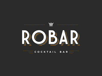 Final Robar Logo brand chattanooga cocktail identity logo