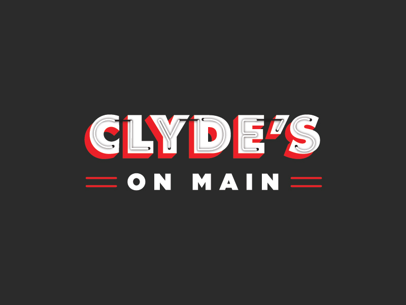 Clyde's On Main Logo Study by Travis Hitchcock on Dribbble