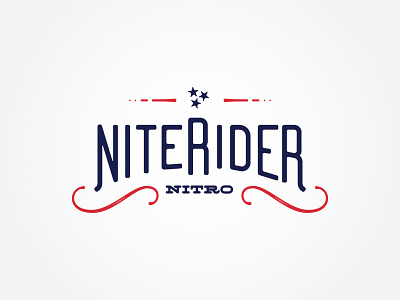 Final NiteRider Nitro Logo chattanooga coffee lettering logo tennessee