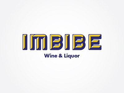 Imbibe Logo Study chattanooga custom lettering identity lettering logo