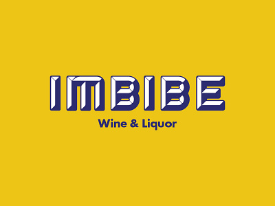 Imbibe Logo Study chattanooga custom lettering identity lettering logo