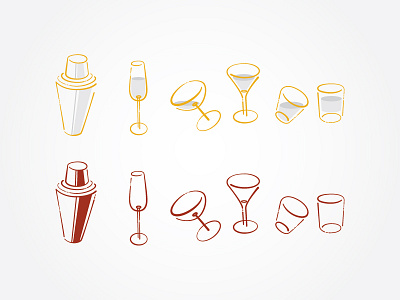 Robar Illustrations chattanooga cocktails illustration