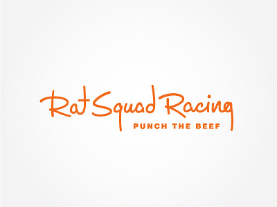 Rat Squad Racing Logo Study branding custom lettering lettering logo moto motorcycle punch the beef rat squad