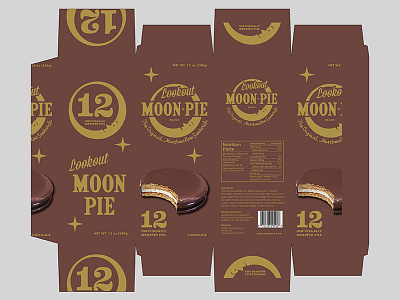 MoonPie Packaging Study chocolate moonpie packaging south southern