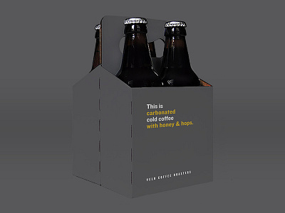 Cold Brew Bottle Packaging - BunnyHop bottle chattanooga cold brew minimal packaging