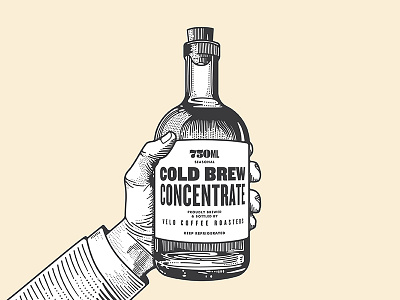 Cold Brew Illustration for Velo Coffee Roasters