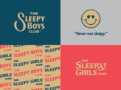 Sleepy Boys Club / Sleepy Girls Club apparel club girls graphic logo print seal shirt sleepy smiley streetwear
