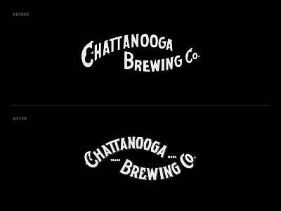 Chattanooga Brewing Co Revamp Study beer branding brewery chattanooga custom lettering identity lettering logo logotype