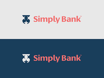 Bank Logo Study altered type bank branding identity lettering logo logotype medical tennessee