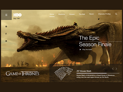 One Last Time adobexd brand and identity branding design fanart game of thrones got india typography ui web