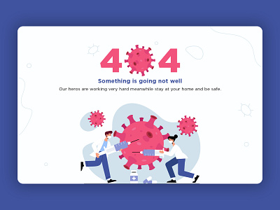 404 Error Page 404 404 error coronavirus covid 19 daily ui dailyui design freepik hero inspirational real hero visual design