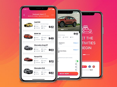 Car Rent Booking iOS 11 App