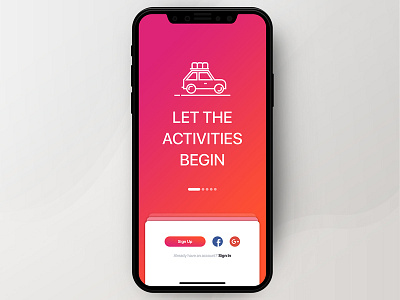 Login Page app apple design booking booking app car design contact form inspirational interaction design ios 11 iphone x app ixd onboarding screen splash screen ui ux visual design