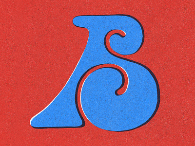 Letter B 36days 36daysoftype 60s 70s b groovy lettering monogram psychedelic typography