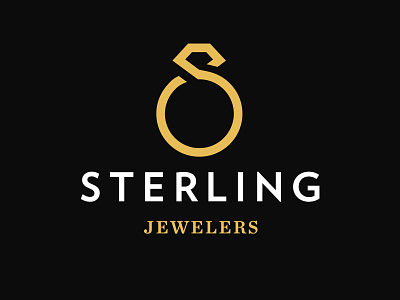 Sterling Jewelers logo branding diamond identity jewelers jewelry logo sterling