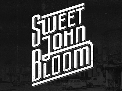 Sweet John Bloom brandon rike custom type emo fairview logo lost type music skillshare typography