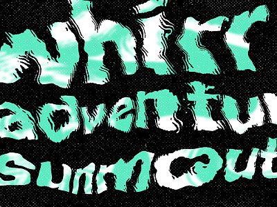 Whirr / Adventures flyer