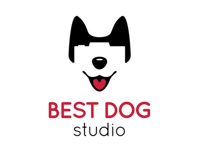 Best Dog Studio Logo branding camera dog photography