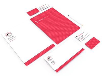 Best Dog Studio Stationery photography logo branding stationery camera photography dog
